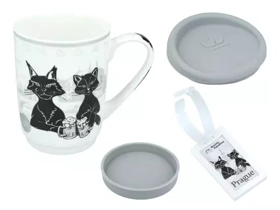➔ Tazza -Travelling - Crazy Cats, Praga (CARMANI)