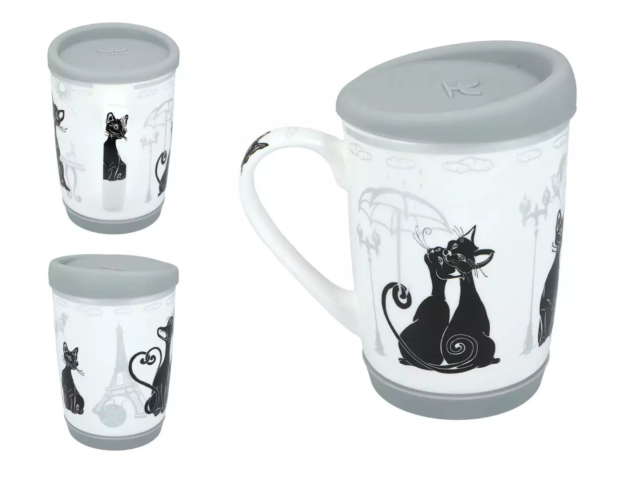 ➔ Tazza -Travelling - Crazy Cats, Parigi (CARMANI)