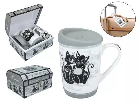 ➔ Tazza -Travelling - Crazy Cats, Barcellona (CARMANI)