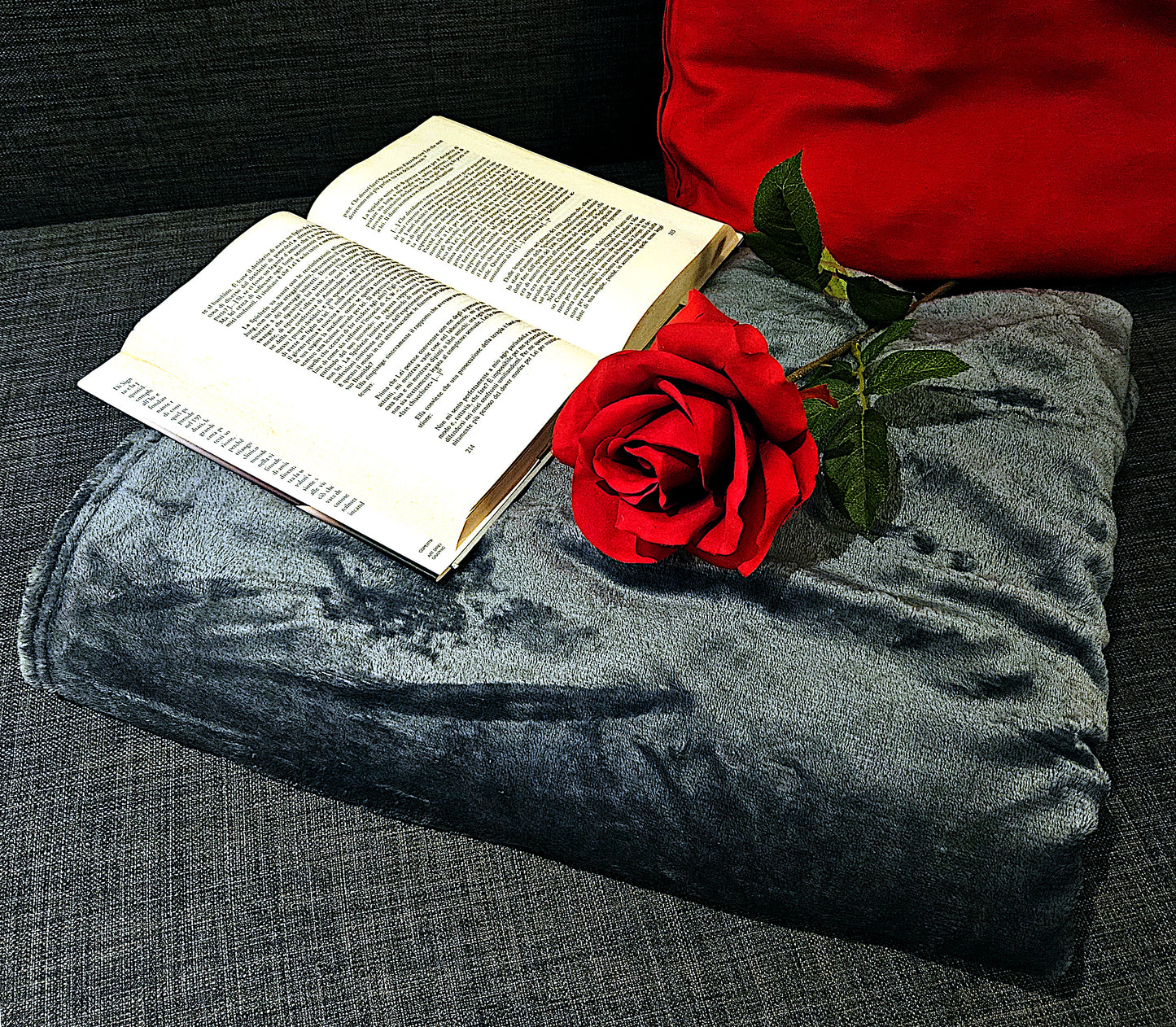 ➔ Coperta/copriletto Merino Graphite 160cmx200cm