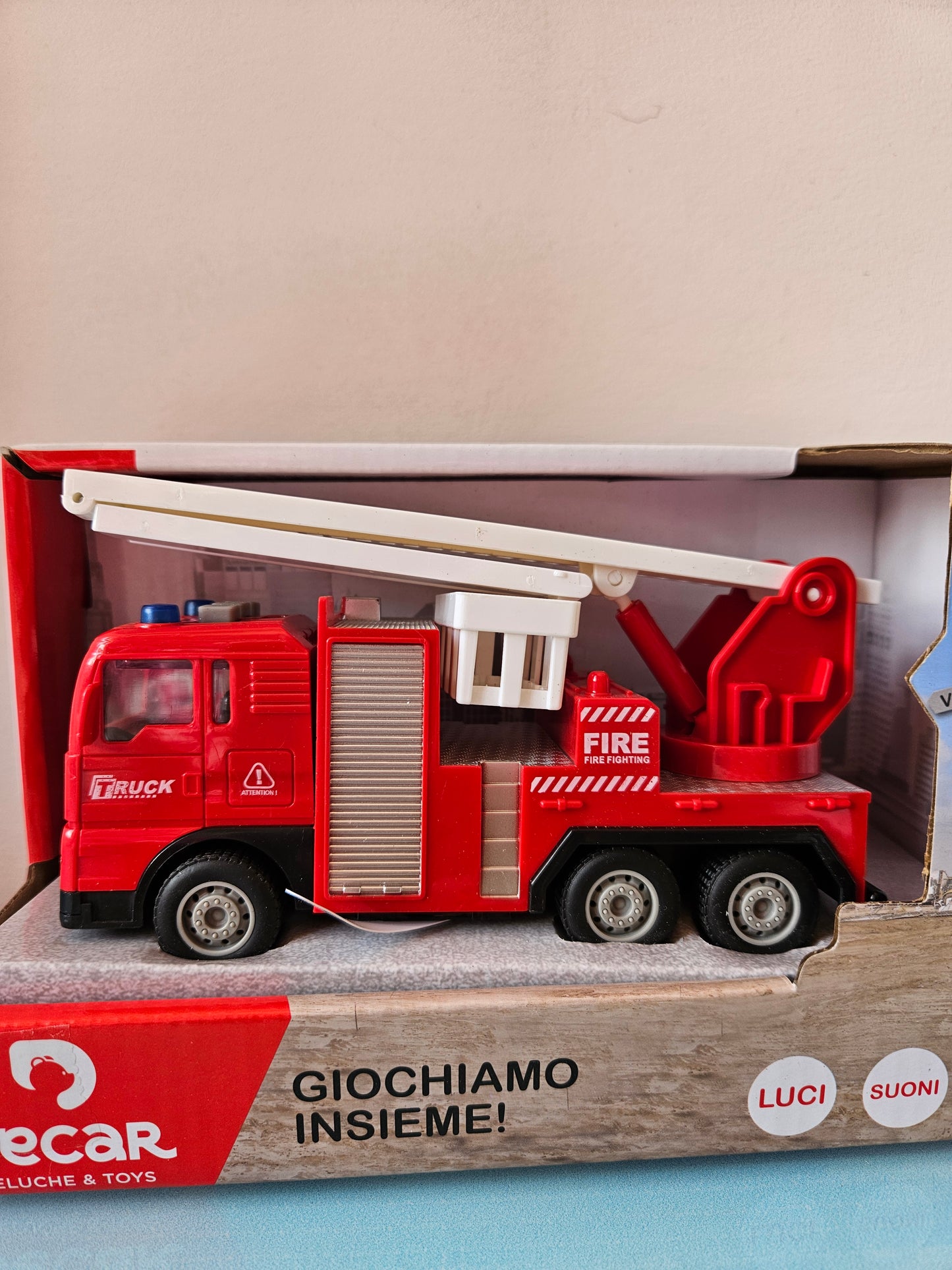 ➔ Giocattolo Camion dei mezzi di lavoro luci e suoni - DeCar