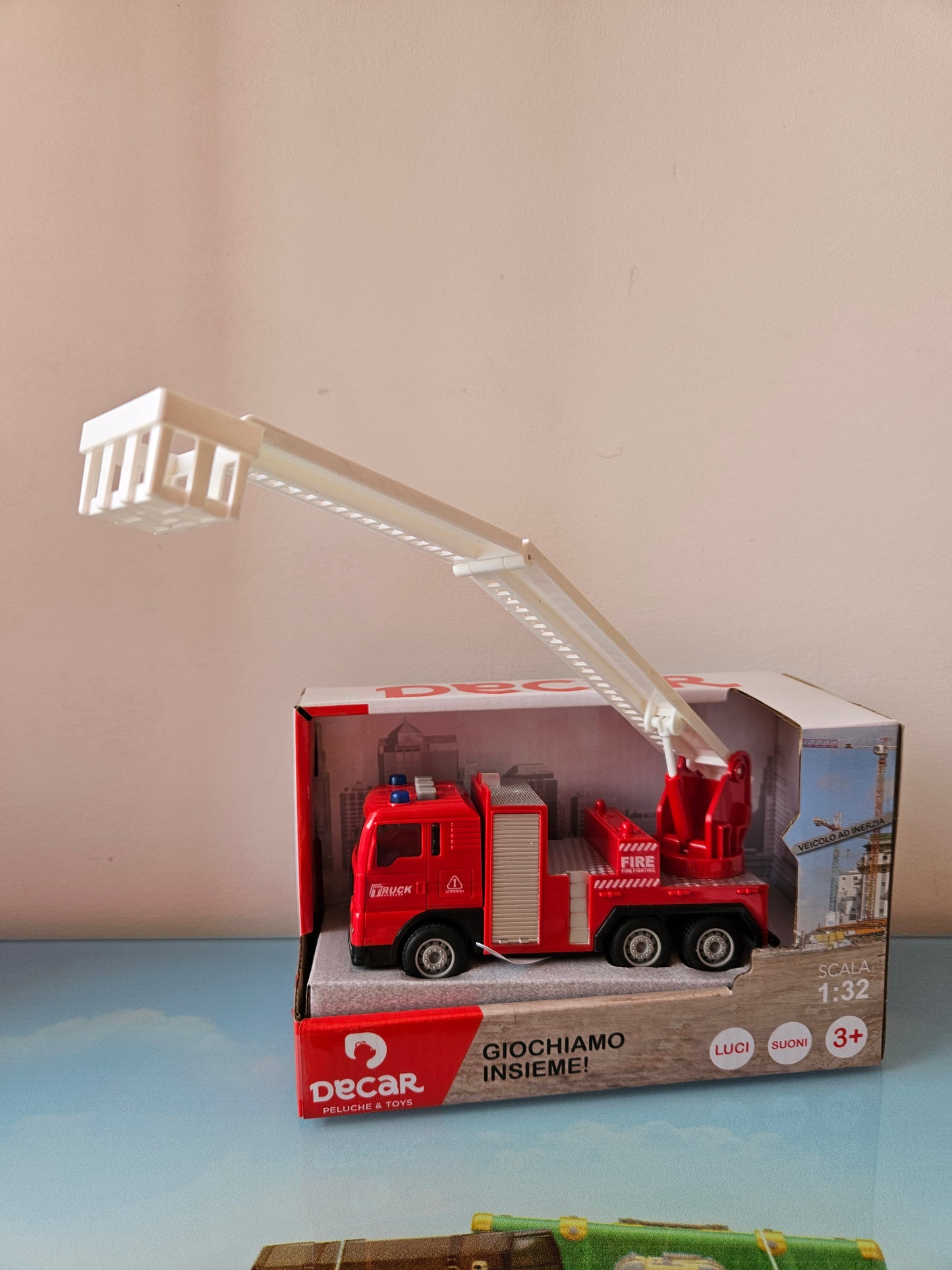 ➔ Giocattolo Camion dei mezzi di lavoro luci e suoni - DeCar