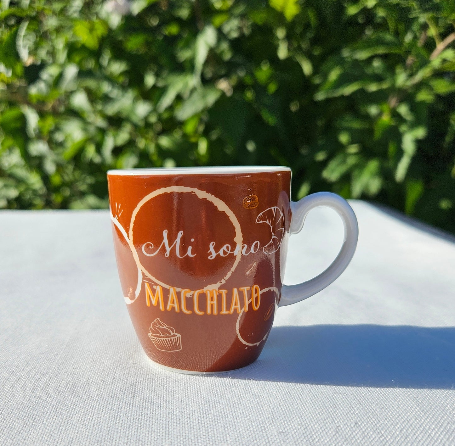 ➔ Set con 2 tazzine 70 ml - confezione a macchina da caffè - Art from Italy