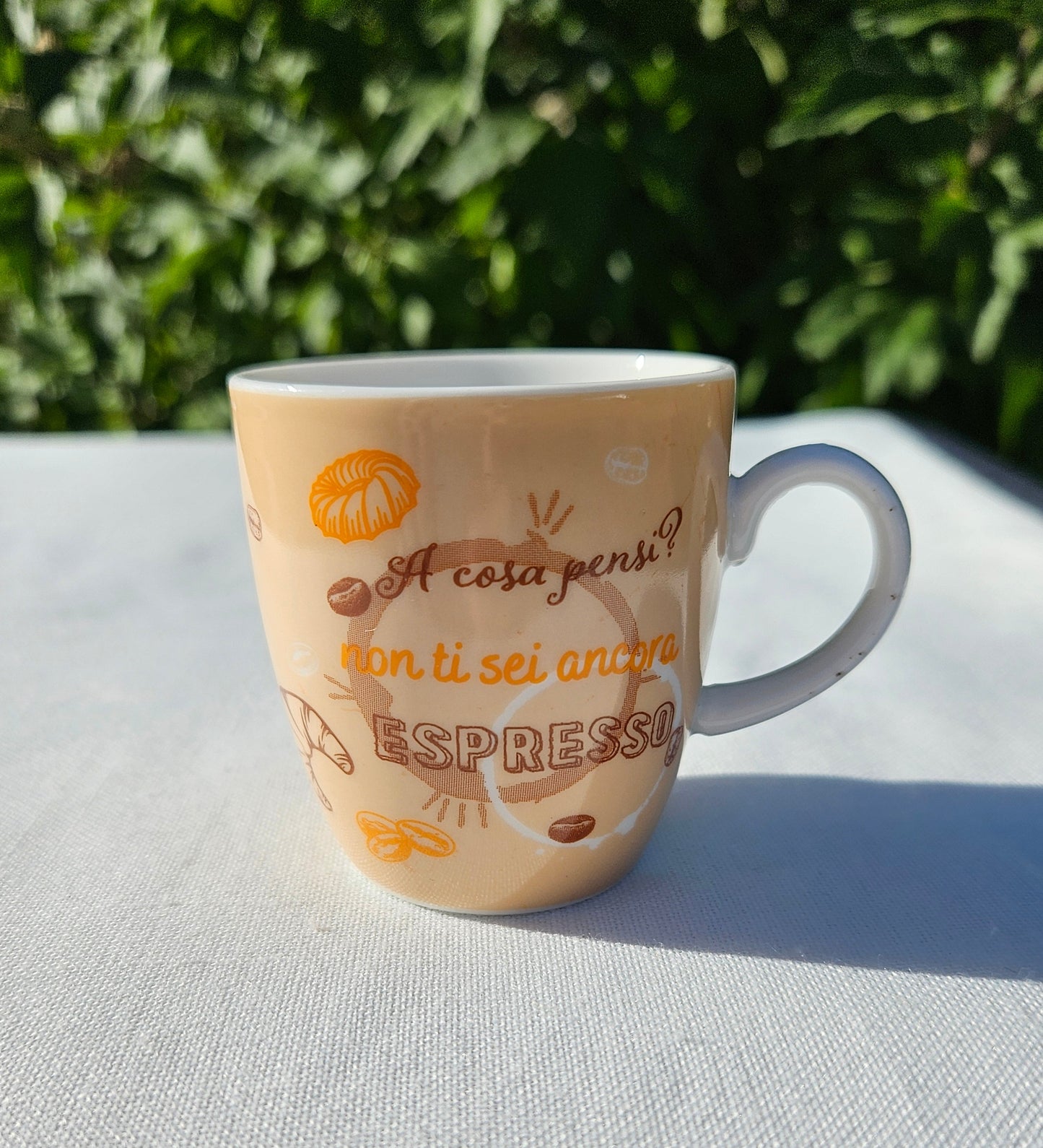 ➔ Set con 2 tazzine 70 ml - confezione a macchina da caffè - Art from Italy