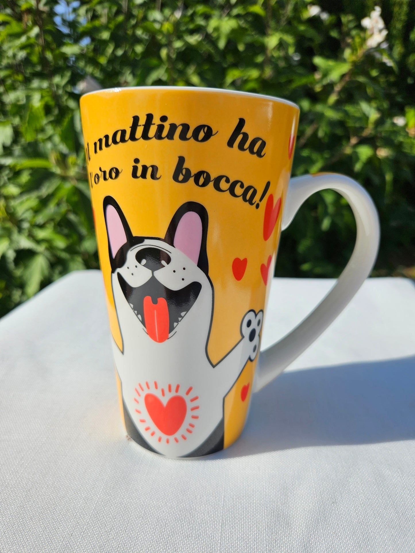 ➔ Set tazza con crema mani 25ml e mini asciugamano magico - Art from Italy