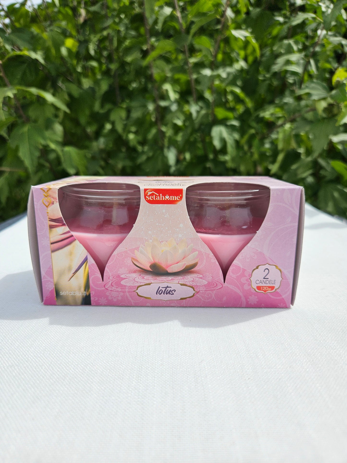 ➔ Candele profumate in vasetto di vetro trasparente 120 g - Setahome