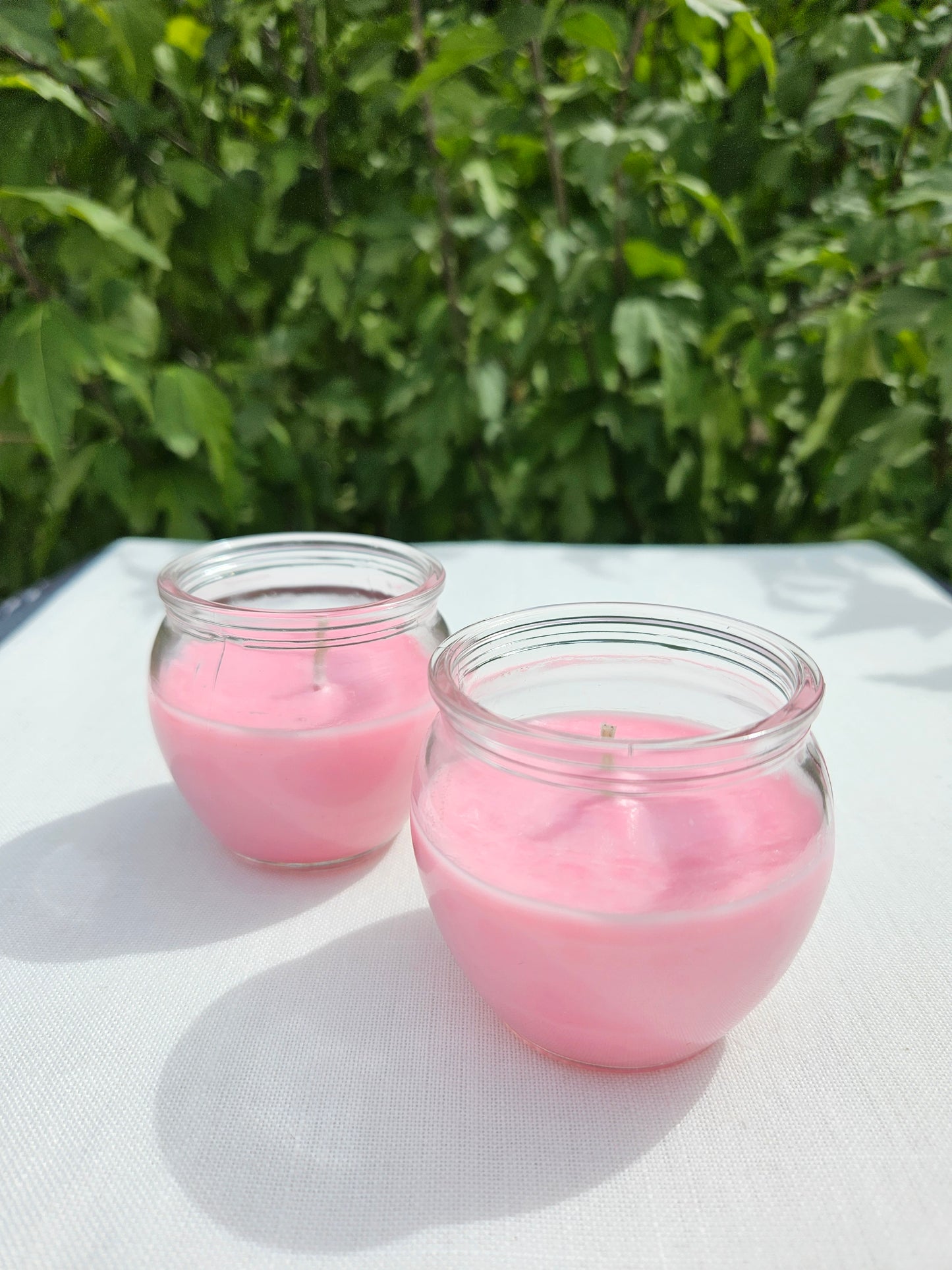 ➔ Candele profumate in vasetto di vetro trasparente 120 g - Setahome