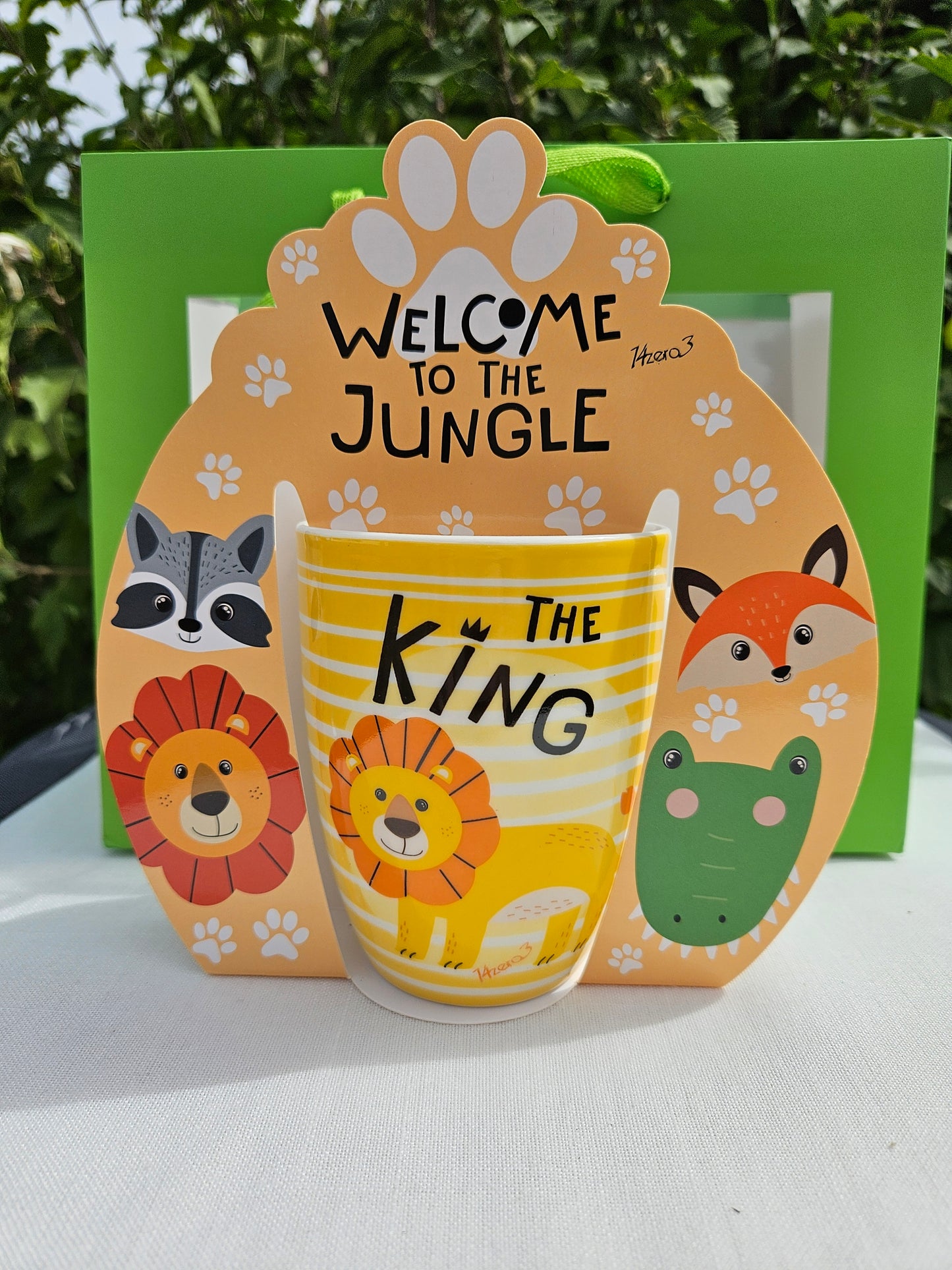 ➔ Set regalo Animaletti – Tazza in Porcellana e Scatola in Legno Colorata