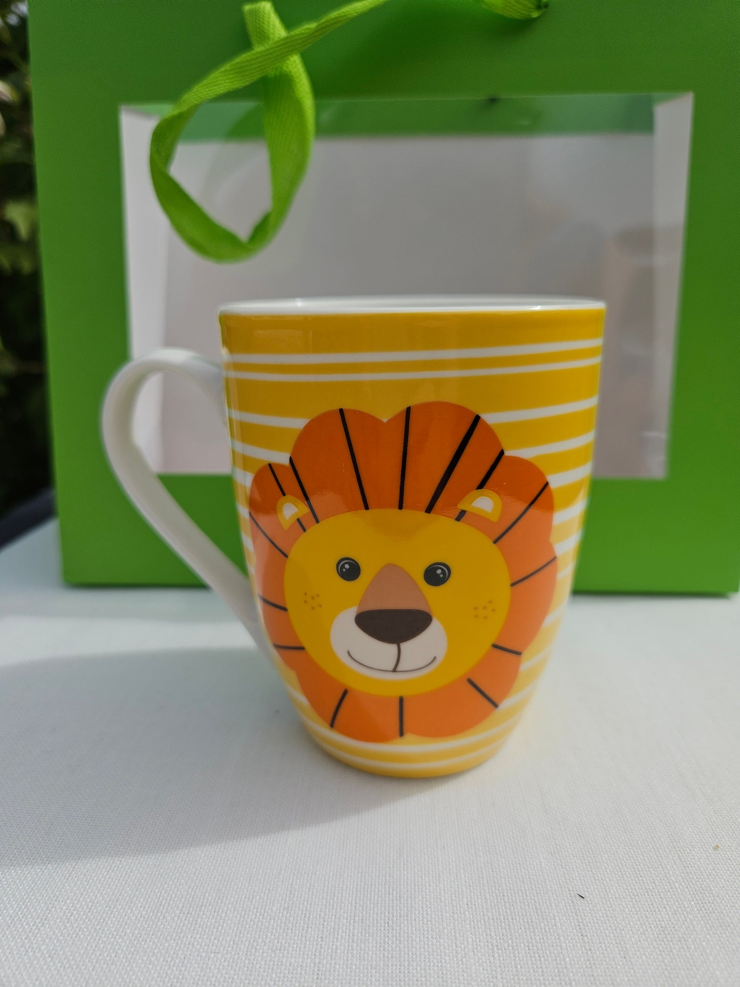 ➔ Set regalo Animaletti – Tazza in Porcellana e Scatola in Legno Colorata