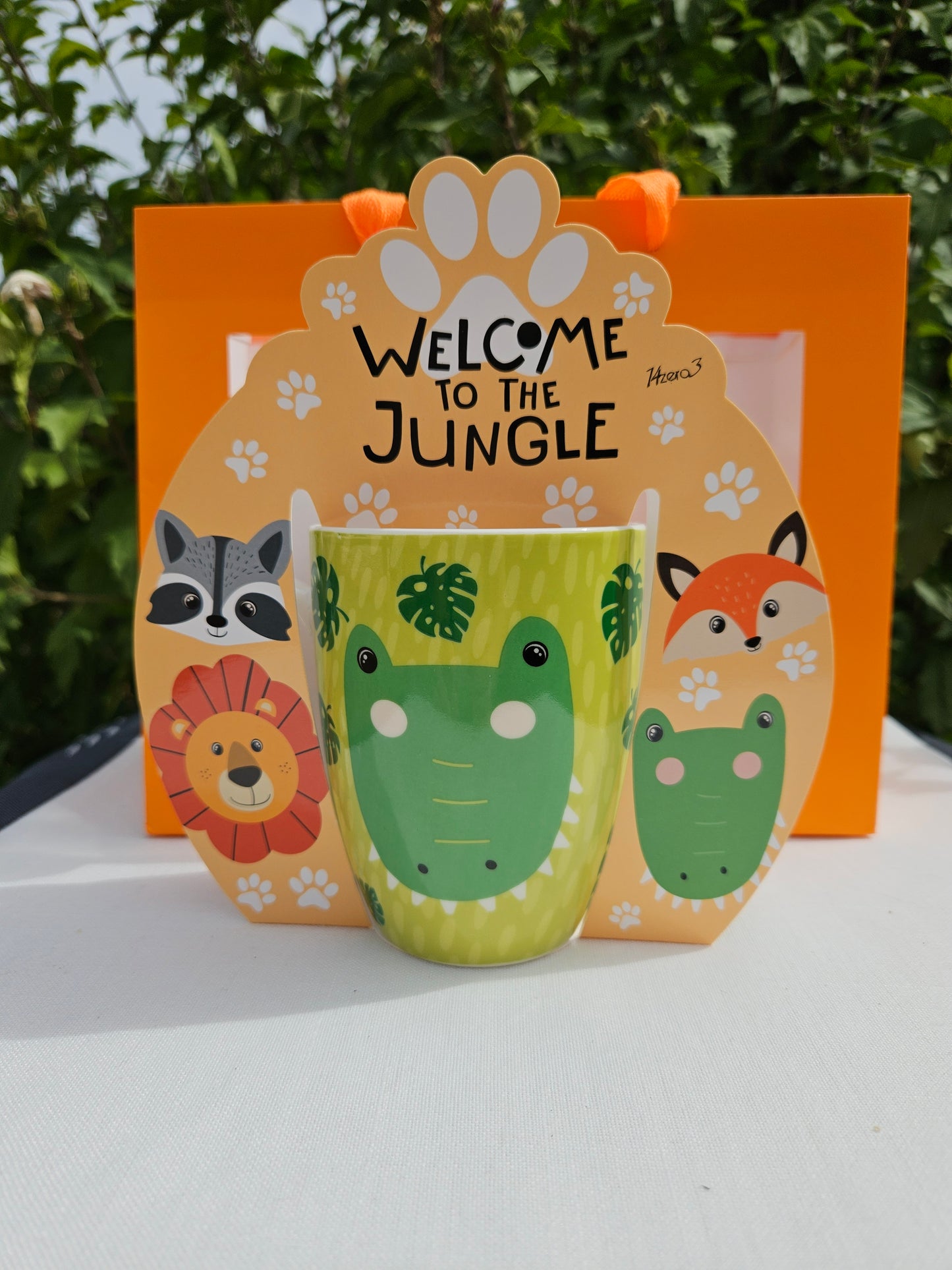 ➔ Set regalo Animaletti – Tazza in Porcellana e Scatola in Legno Colorata