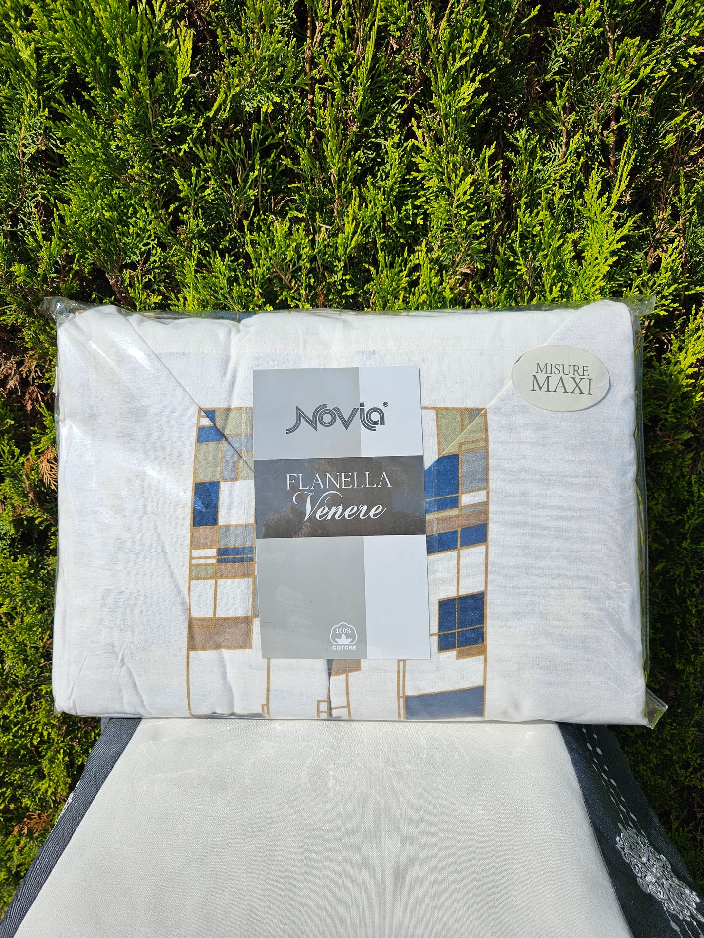 ➔ Completo letto matrimoniale in flanella - Venere - Novia