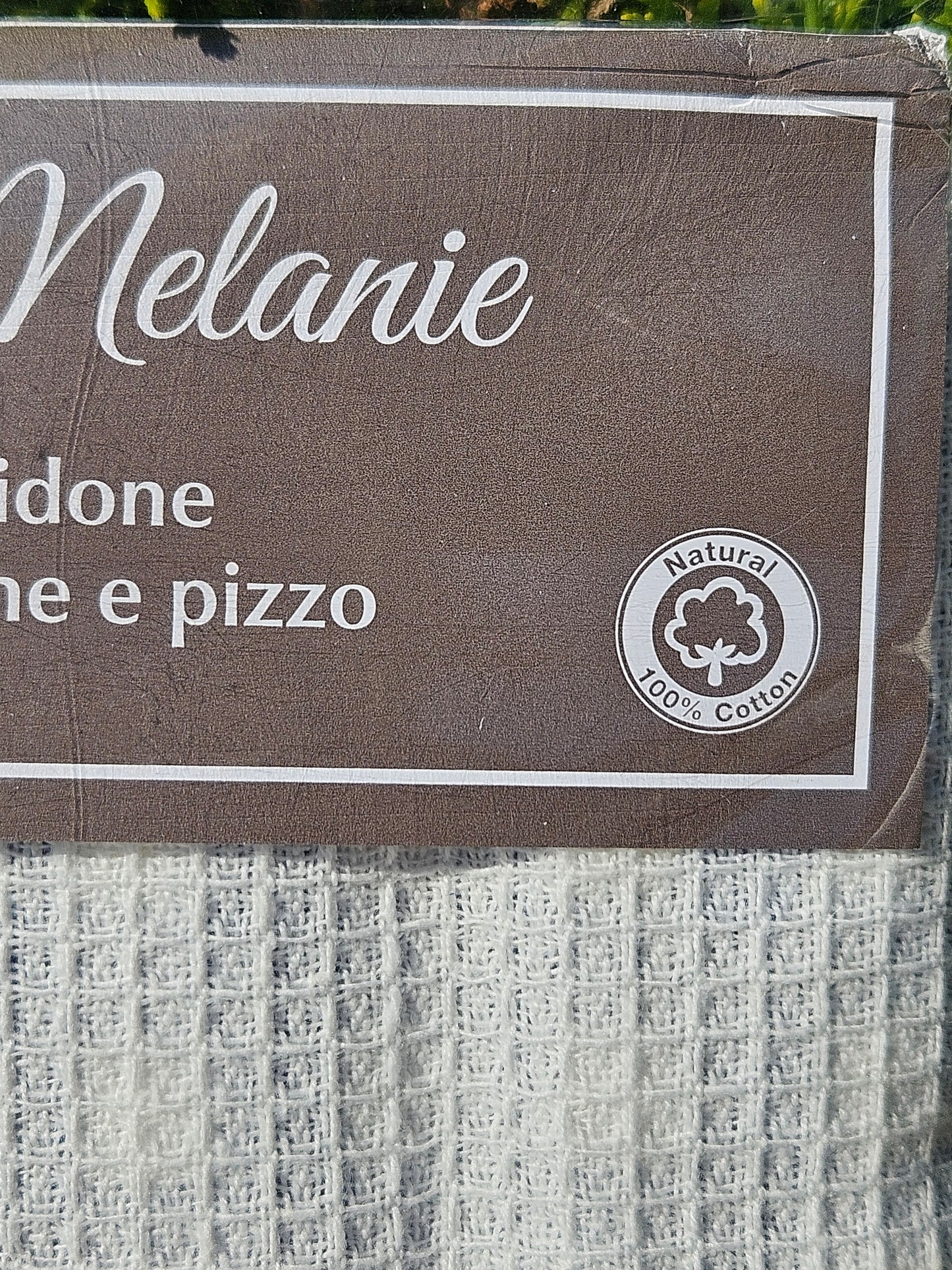 ➔ Set 3 pz strofinacci nidone ricamato con pizzo 50x70 cm - Preziosa Home