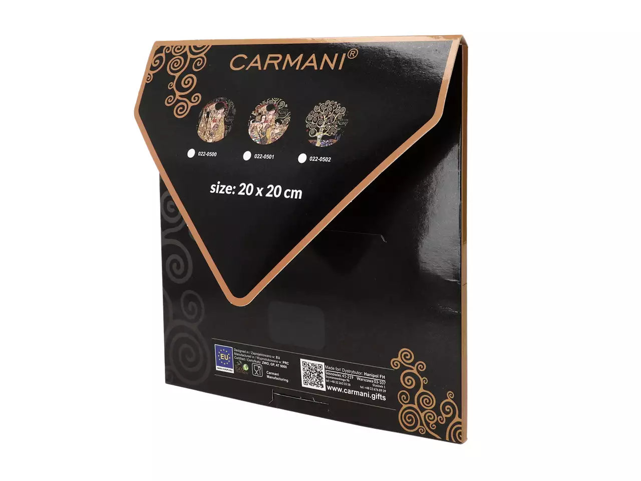 ➔ Round mouse pad - Gustav Klimt, Kiss - Carmani