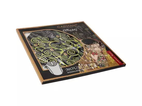 ➔ Round mouse pad - Gustav Klimt, The Tree of Life - Carmani