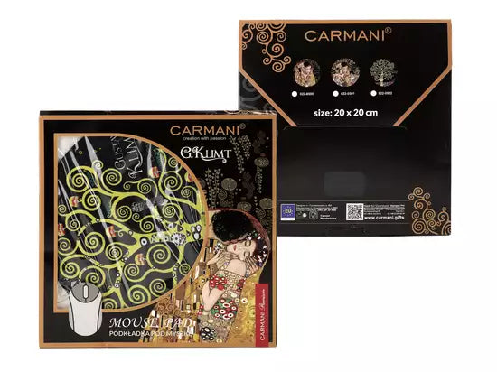 ➔ Round mouse pad - Gustav Klimt, The Tree of Life - Carmani