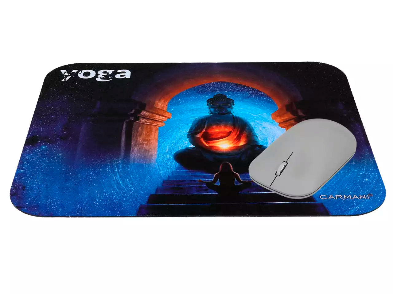 ➔ Rectangular mouse pad - Yoga - Carmani