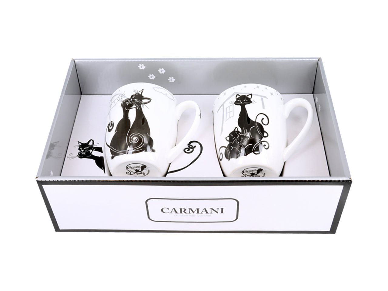 ➔ Set 2 tazze Crazy Cats - Carmani