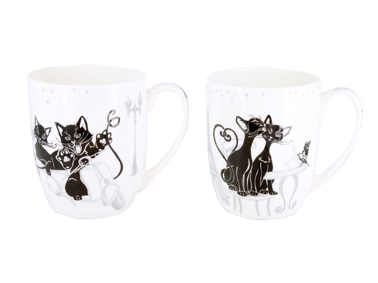 ➔ Set 2 tazze Crazy Cats - Dolce vita - Carmani