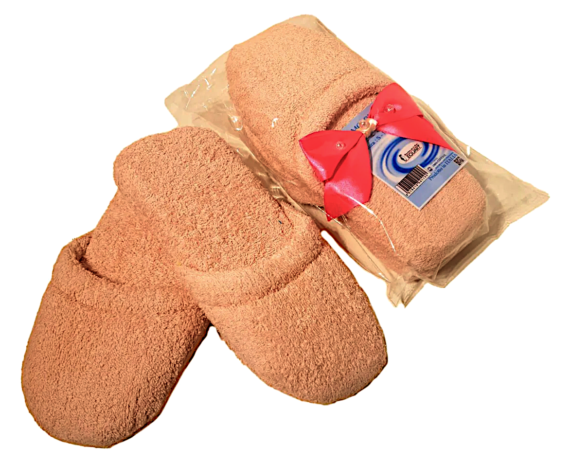 ➔ Coppia ciabatte in spugna - bagno - Equart