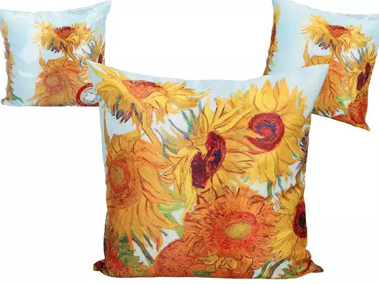 ➔ Coussin avec rembourrage - Vincent van Gogh, Tournesols - Carmani