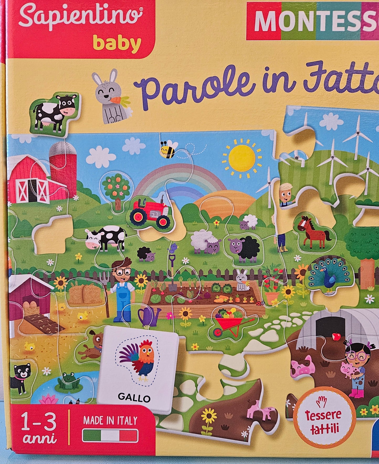 ➔ Gioco educativo Montessori Parole in fattoria - Sapientino baby- Clementoni