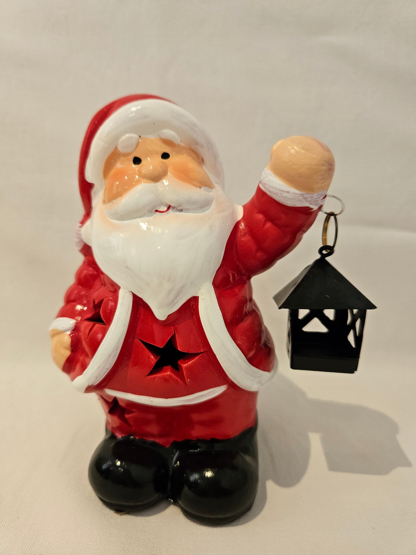 ➔ Decorazioni Natale Babbo Natale con lanterna