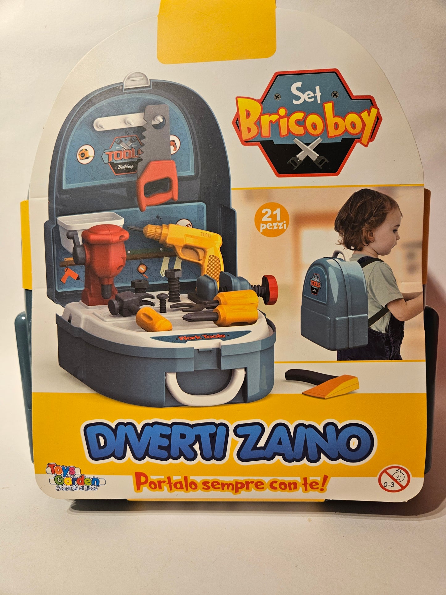 ➔Giocattolo Set Bricoboy - Diverti zaino - Toys Garden