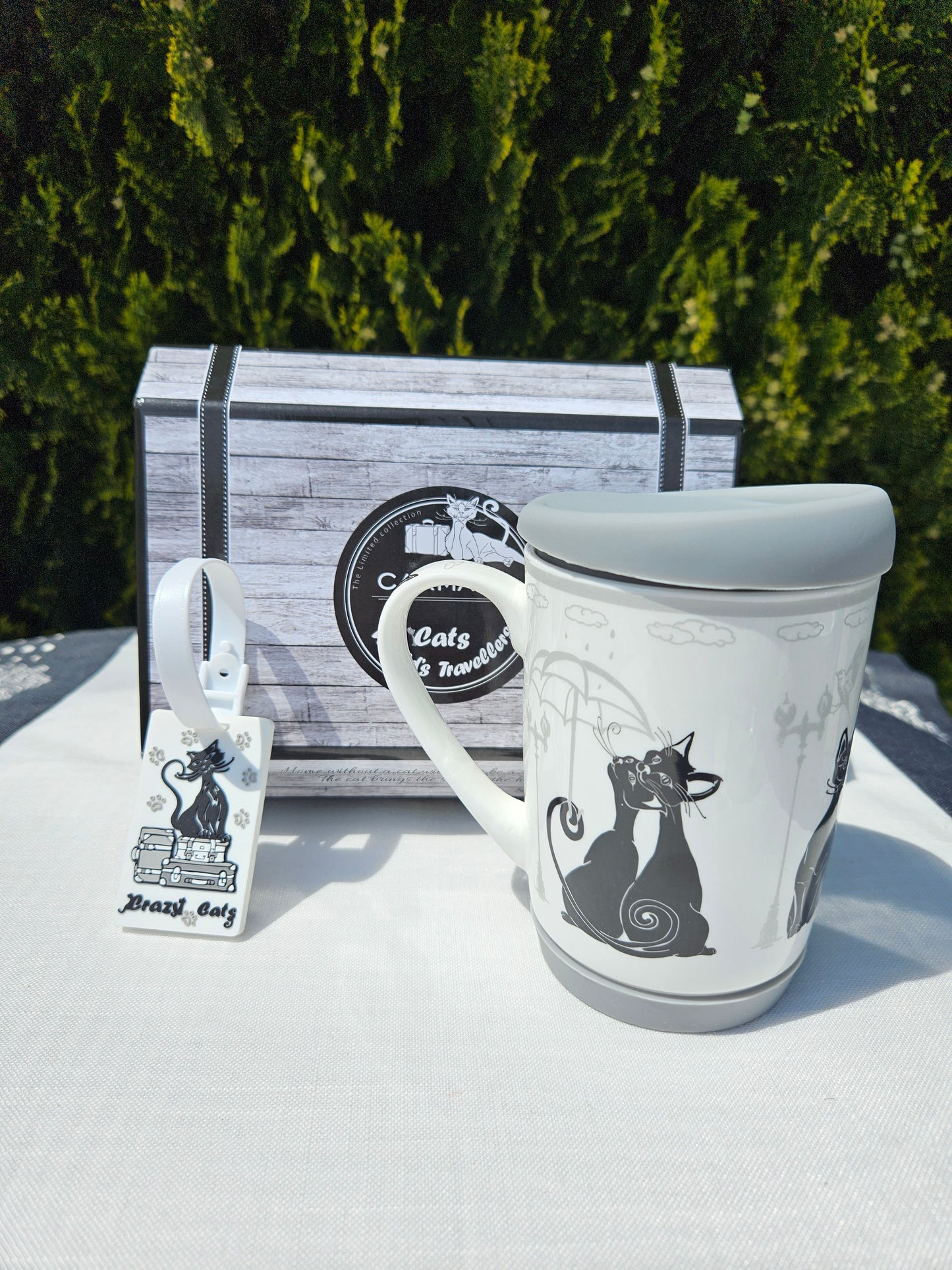 ➔ Mug - Travelling - Crazy Cats, Parigi (CARMANI)