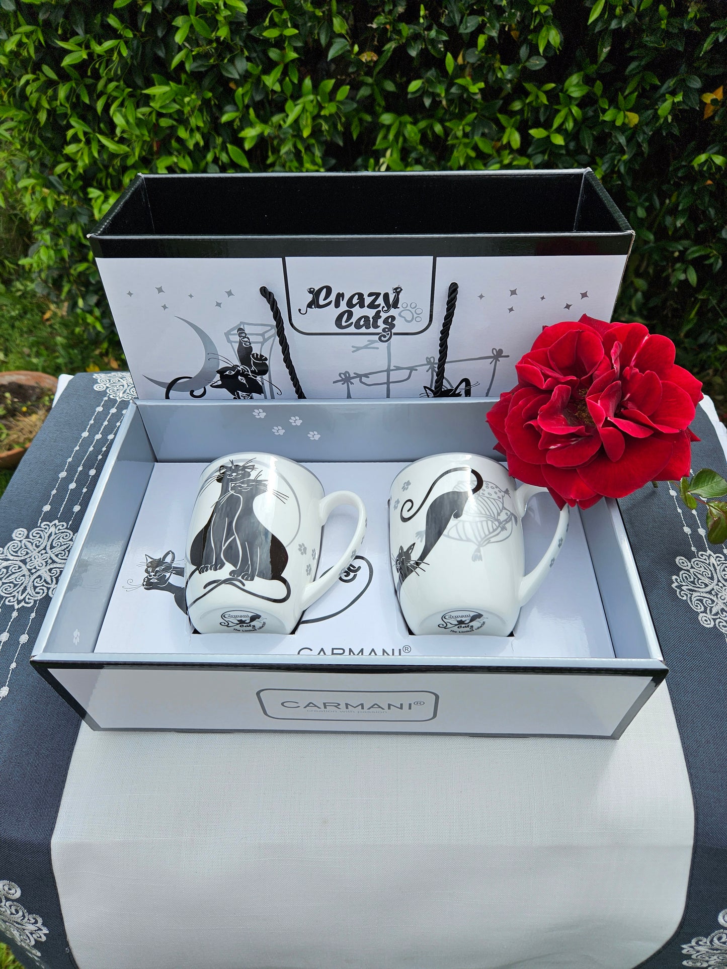 ➔ Set 2 tazze Crazy Cats - Gatti pigroni - Carmani