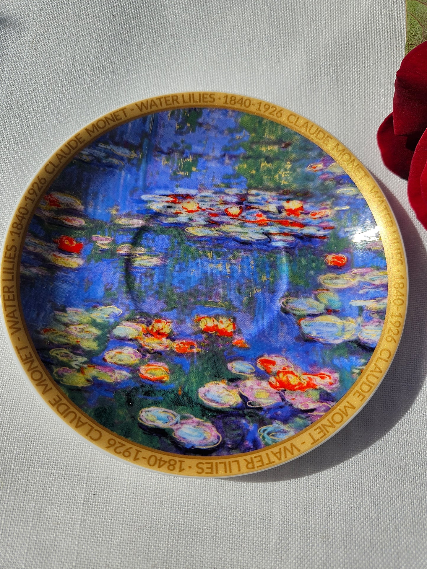 ➔ Espresso cup with saucer - Vanessa - Claude Monet, Water Lilies - Carmani