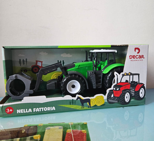 ➔ Giocattolo Trattore con caricatore frontale - Decar