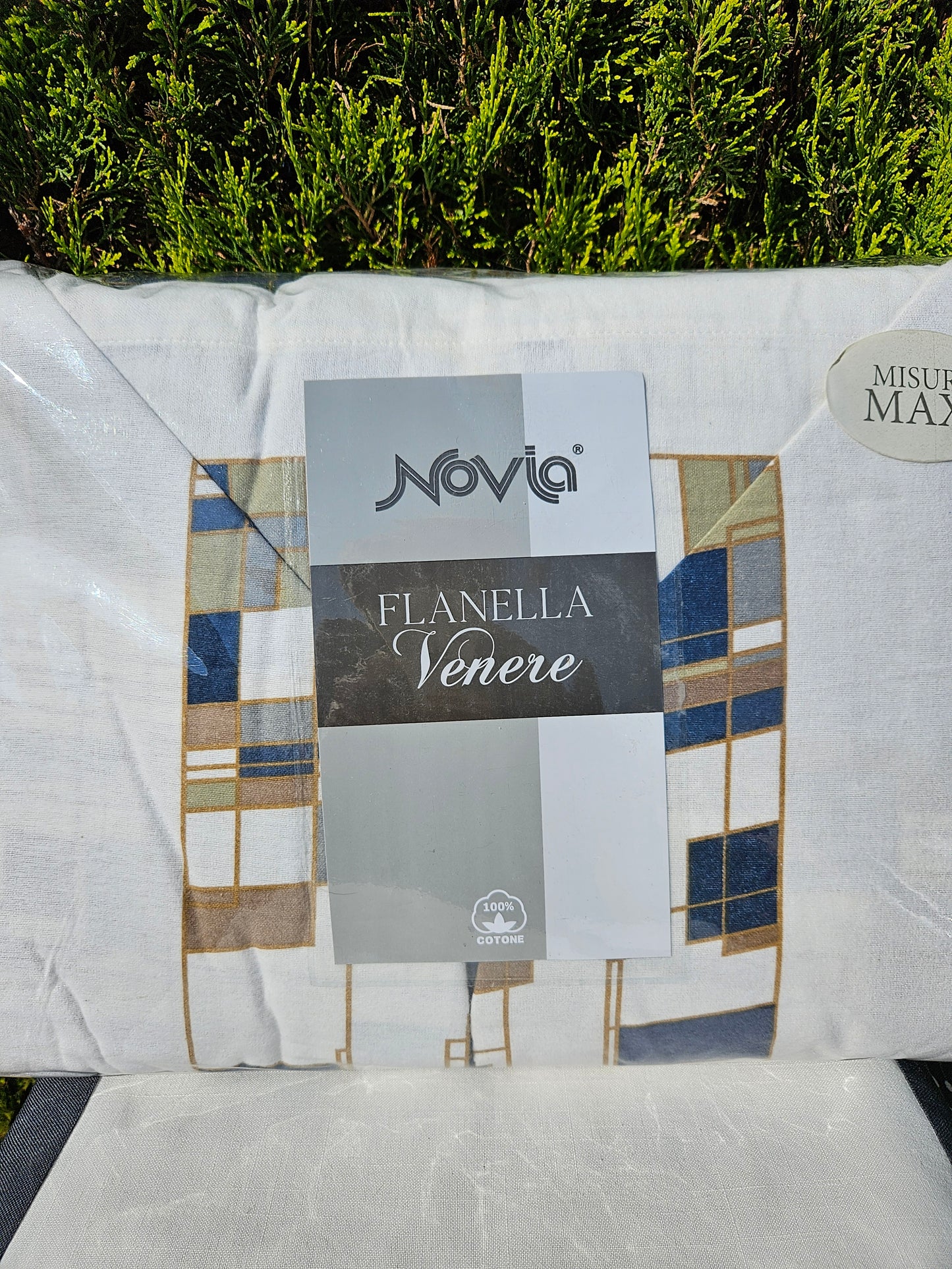 ➔ Completo letto matrimoniale in flanella - Venere - Novia