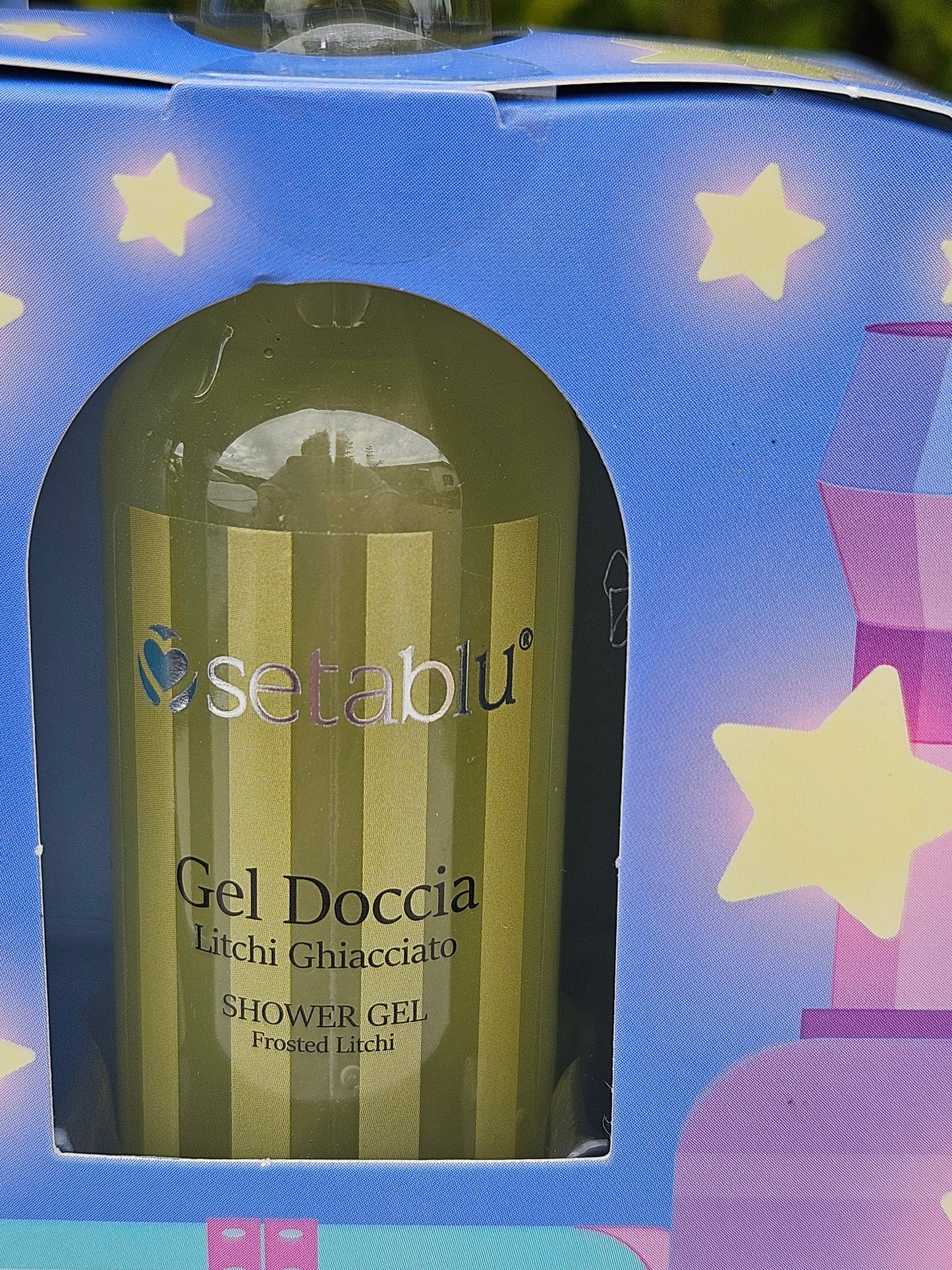 ➔Set regalo - Dolce Inverno – 3 gel doccia -Setablu