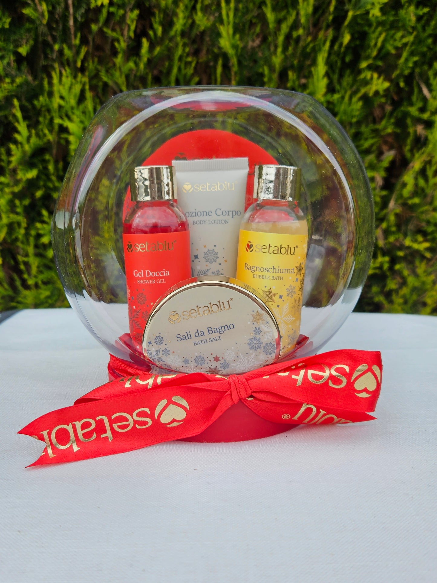 ➔ Set regalo - Armonie di Natale - Set corpo -  Setablu