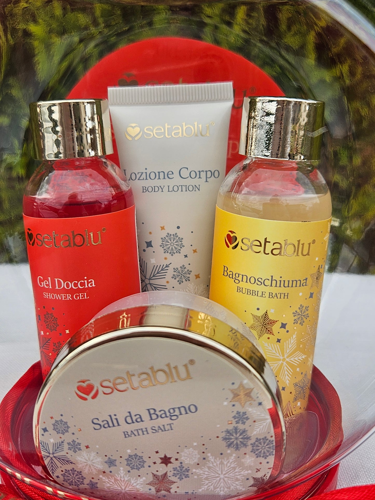 ➔ Set regalo - Armonie di Natale - Set corpo -  Setablu