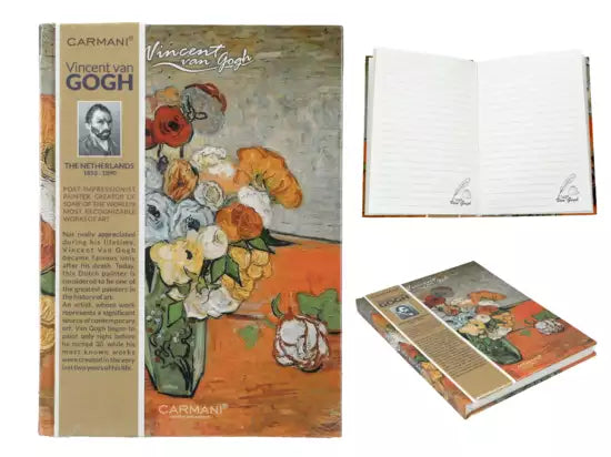 ➔ Block Notes - Fiori in vaso, Vincent Van Gogh - Carmani