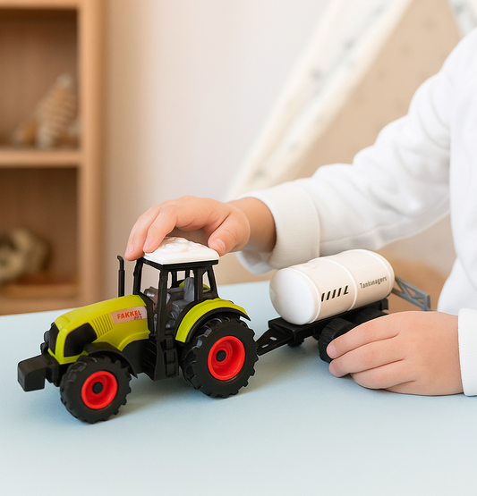 ➔ Giocattolo Trattore con rimorchio luci e suono - Toys Garden