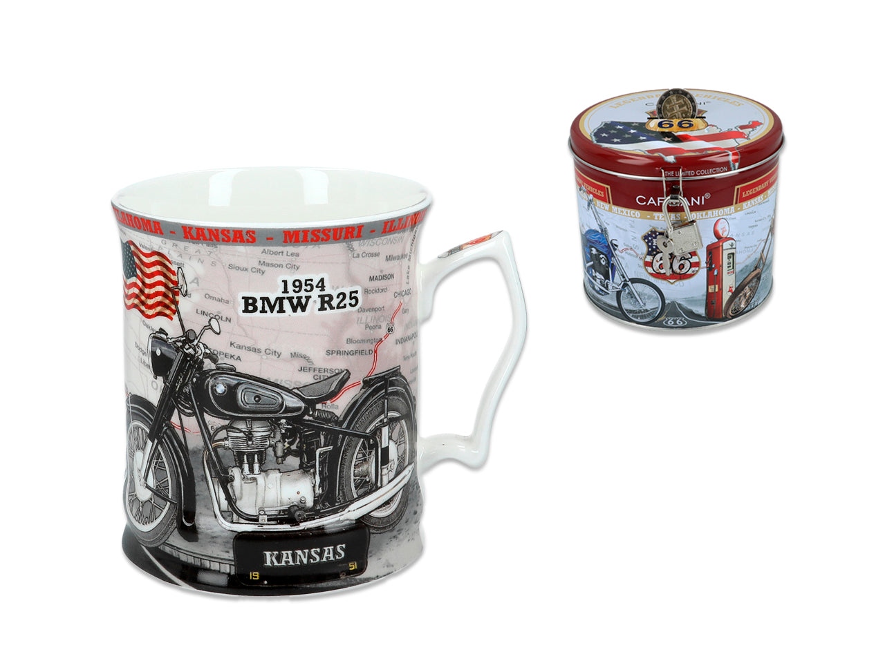 ➔ Taza BMW R25 1954 Route 66 Carmani