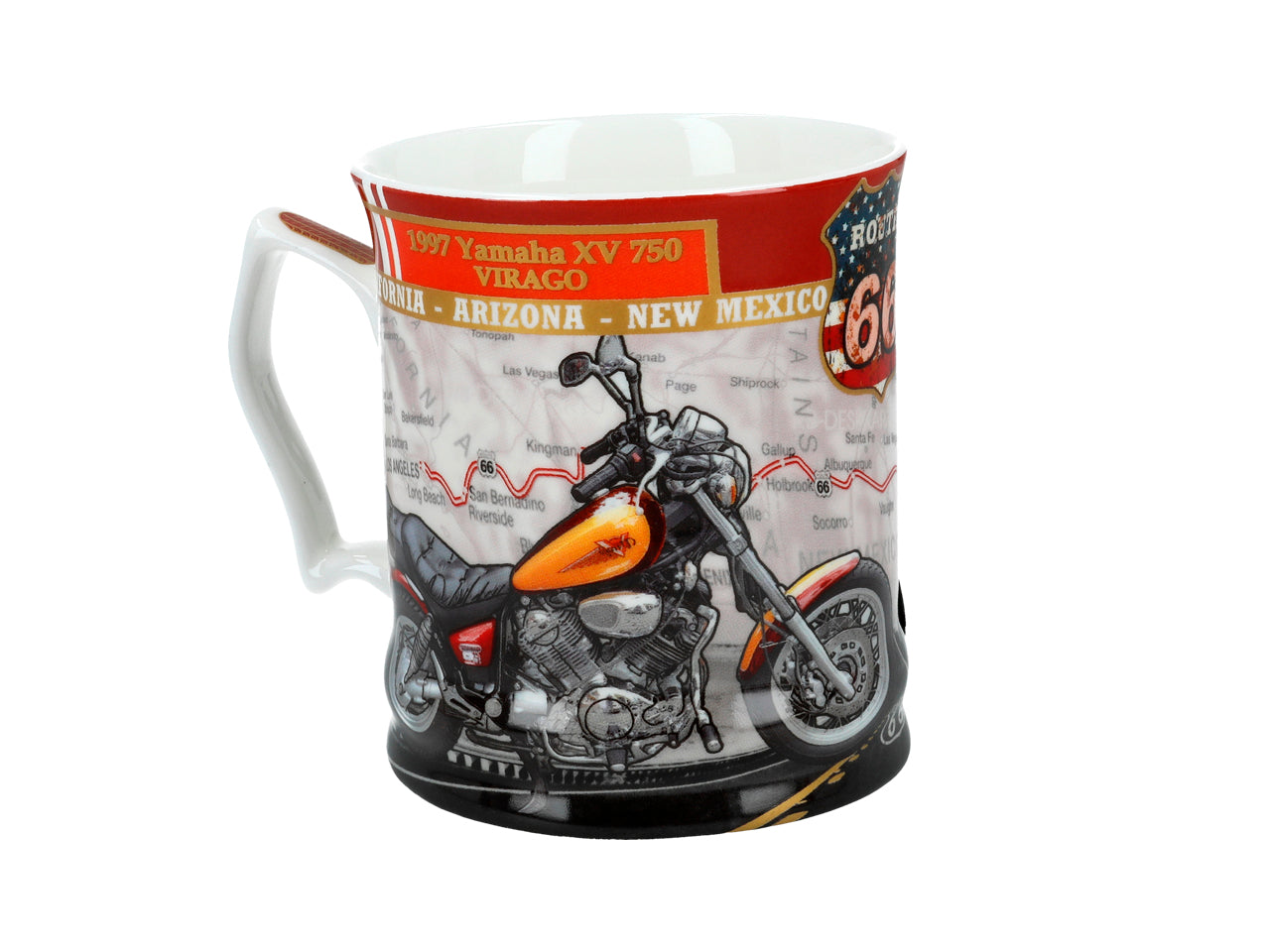 ➔ Mug Yamaha XV 750 Virago 1997 Route 66 Carmani