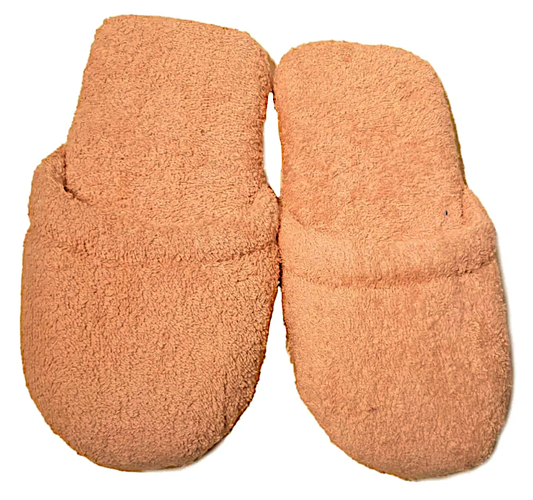 ➔  Pair of terry towelling slippers - bathroom