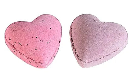 ➔ Bombe da bagno forma cuore - Confezione regalo rosa  - Art From Italy