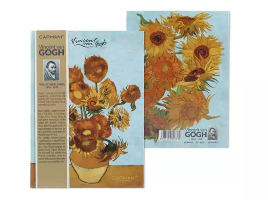 ➔ Blocknoten - Sonnenblumen, Vincent Van Gogh - Carmani 